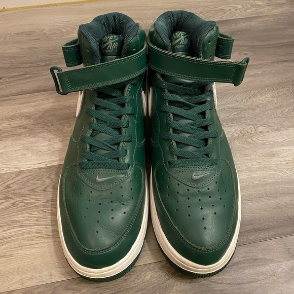 2003 Nike Air Force 1 Mid Black Forest | White - Picture 4 of 10